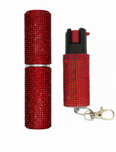Load image into Gallery viewer, Red Rhinestone Lipstick Stun and Pepper Combo
