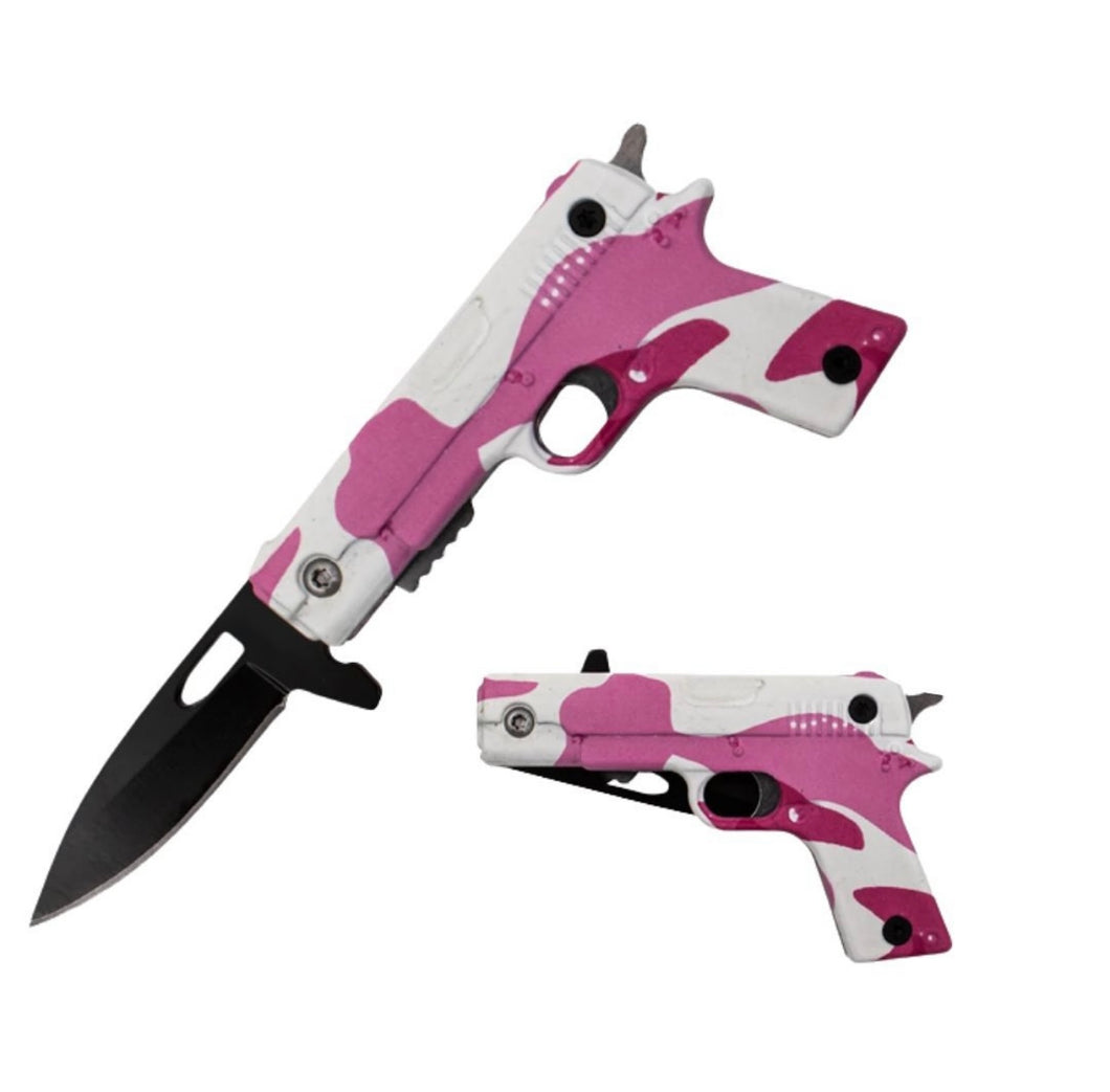 Camo Mini Pistol Knife